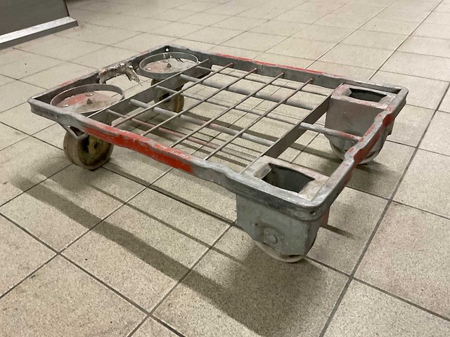 Staal kratten trolley (60x) - afbeelding 3 van  6