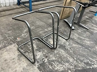 Staal zakhouder (2x) - afbeelding 2 van  2