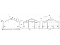 Staalconstructie 11,6x20 meter (ca. 232 m2) - afbeelding 4 van  5