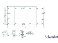 Staalconstructie 11,6x25 meter (ca. 290 m2) - afbeelding 5 van  5