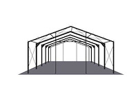 Staalconstructie 11,6x25 meter (ca. 290 m2) - afbeelding 4 van  5