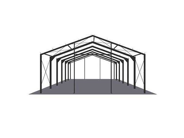Staalconstructie 11,6x30 meter (ca. 348 m2) - afbeelding 7 van  10