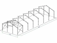 Staalconstructie 11,6x30 meter (ca. 348 m2) - afbeelding 4 van  10