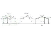 Staalconstructie 11,6x30 meter (ca. 348 m2) - afbeelding 2 van  10