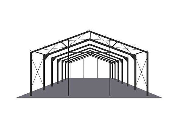 Staalconstructie 11,6x35 meter (ca. 406 m2) - afbeelding 6 van  8