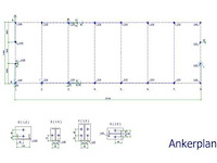 Staalconstructie 11,6x35 meter (ca. 406 m2) - afbeelding 9 van  11
