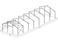 Staalconstructie 11,6x35 meter (ca. 406 m2) - afbeelding 2 van  5