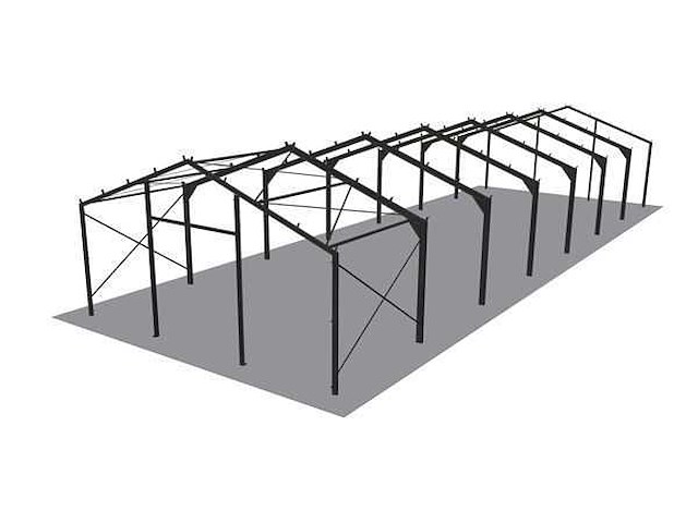 Staalconstructie 11,6x35 meter (ca. 406 m2) - afbeelding 3 van  5