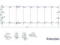 Staalconstructie 11,6x40 meter (ca. 464 m2) - afbeelding 8 van  10