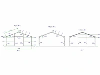 Staalconstructie 11,6x40 meter (ca. 464 m2) - afbeelding 2 van  10