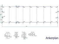 Staalconstructie 11,6x40 meter (ca. 464 m2) - afbeelding 7 van  8