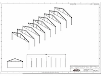 Staalconstructie 12.80 x 32.00 meter (410m2) - afbeelding 7 van  13