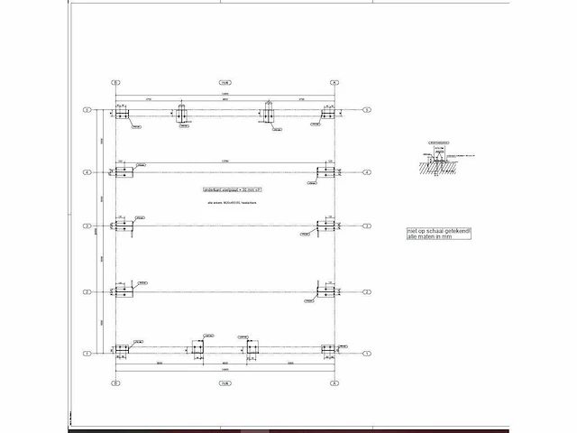 Staalconstructie 14 x 20 meter (280m2) - afbeelding 9 van  17