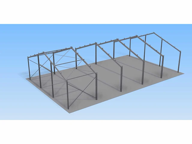 Staalconstructie 14x25 meter (ca. 350 m2) - afbeelding 3 van  9