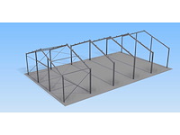 Staalconstructie 14x25 meter (ca. 350 m2) - afbeelding 3 van  9