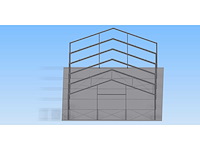 Staalconstructie 14x25 meter (ca. 350 m2) - afbeelding 5 van  9