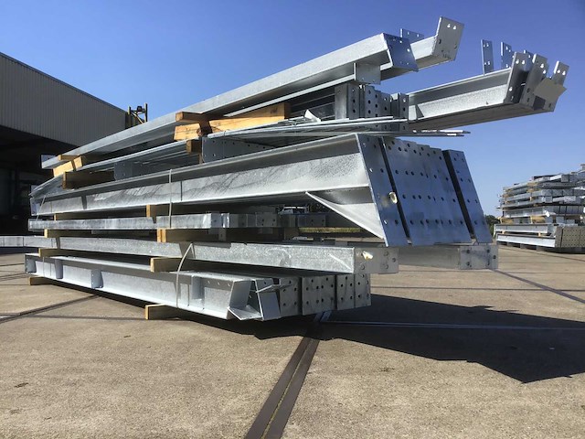 Staalconstructie 14x25 meter (ca. 350 m2) - afbeelding 6 van  9