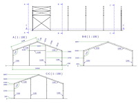 Staalconstructie 14x25 meter (ca. 350 m2) - afbeelding 9 van  9