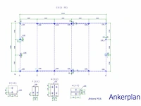 Staalconstructie 14x25 meter (ca. 350 m2) - afbeelding 8 van  9