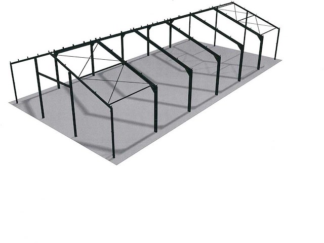 Staalconstructie 15 x 30 meter (ca. 450m2) - afbeelding 3 van  8