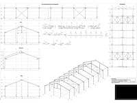 Staalconstructie 15 x 40 meter (600m2) - afbeelding 15 van  22