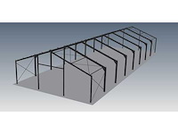 Staalconstructie 15x40 meter (ca. 600 m2) - afbeelding 5 van  10