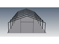 Staalconstructie 15x40 meter (ca. 600 m2) - afbeelding 3 van  4