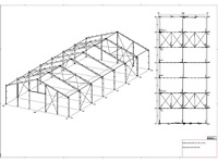 Staalconstructie 16 x 35 meter (560m2) - afbeelding 13 van  19