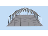 Staalconstructie 18x30 meter (ca. 540 m2) - afbeelding 5 van  9
