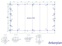 Staalconstructie 18x30x5,00 meter (ca. 540 m2) - afbeelding 6 van  9