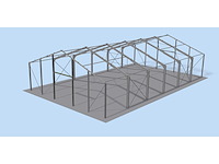 Staalconstructie 18x30x5,00 meter (ca. 540 m2) - afbeelding 4 van  6