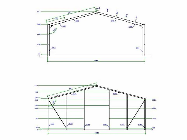 Staalconstructie 18x30x5,80 meter (ca. 540 m2) - afbeelding 6 van  7