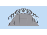 Staalconstructie 18x30x5,80 meter (ca. 540 m2) - afbeelding 2 van  3