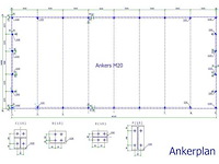 Staalconstructie 18x40x5,00 meter (ca. 720 m2) - afbeelding 9 van  9