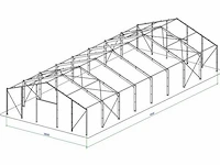 Staalconstructie 18x40x5,00 meter (ca. 720 m2) - afbeelding 4 van  9