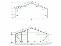 Staalconstructie 18x40x5,00 meter (ca. 720 m2) - afbeelding 8 van  9