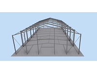 Staalconstructie 18x40x5,80 meter (ca. 720 m2) - afbeelding 3 van  4