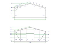 Staalconstructie 18x40x5,80 meter (ca. 720 m2) - afbeelding 4 van  4