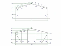 Staalconstructie 18x40x5,80 meter (ca. 720 m2) - afbeelding 6 van  7