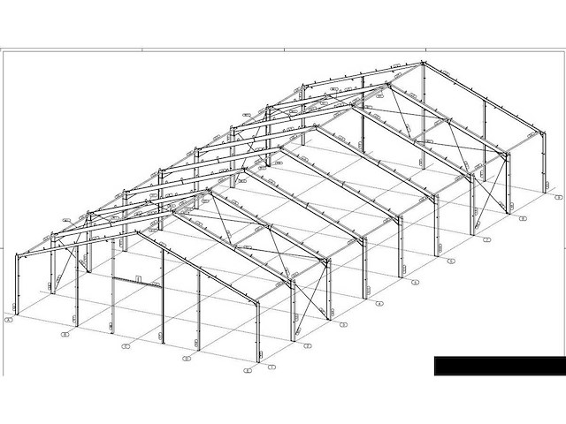 Staalconstructie 20 x 41 meter (820m2) - afbeelding 15 van  21