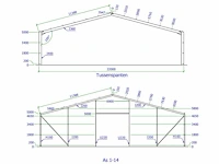 Staalconstructie 22x50 meter (ca. 1.100 m2) - afbeelding 8 van  9