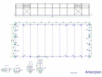 Staalconstructie 22x50 meter (ca. 1.100 m2) - afbeelding 9 van  9