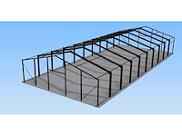 Staalconstructie 22x50 meter (ca. 1.100 m2) - afbeelding 4 van  9