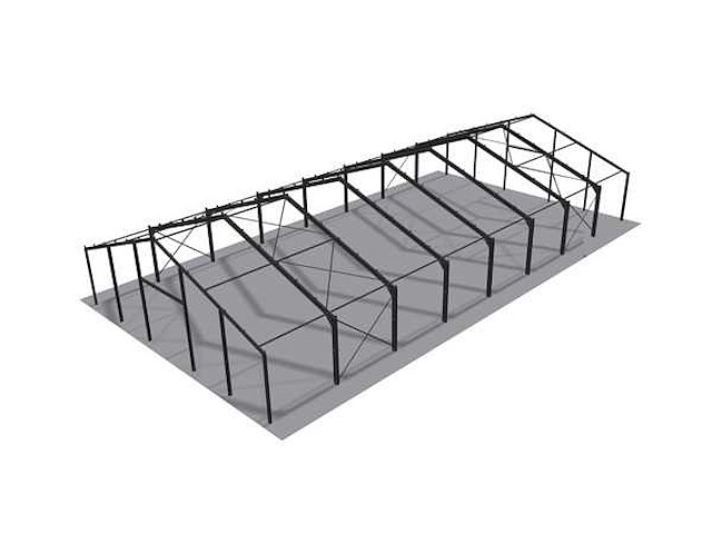 Staalconstructie 23,2x40 meter (ca. 928 m2) - afbeelding 2 van  8