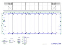 Staalconstructie 23,2x65 meter (ca. 1.508 m2) - afbeelding 8 van  9