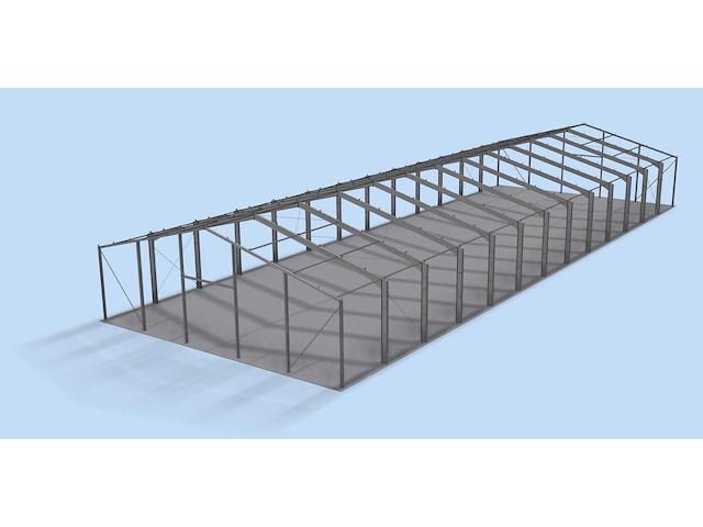 Staalconstructie 23,2x65 meter (ca. 1.508 m2) - afbeelding 3 van  9
