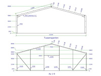 Staalconstructie 23,2x65 meter (ca. 1.508 m2) - afbeelding 9 van  9