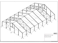 Staalconstructie 25 x 40 meter (1000m2) - afbeelding 19 van  21