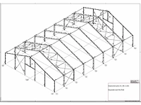 Staalconstructie 25 x 40 meter (1000m2) - afbeelding 8 van  28