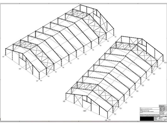 Staalconstructie 25 x 50 meter (1250m2) - afbeelding 12 van  18